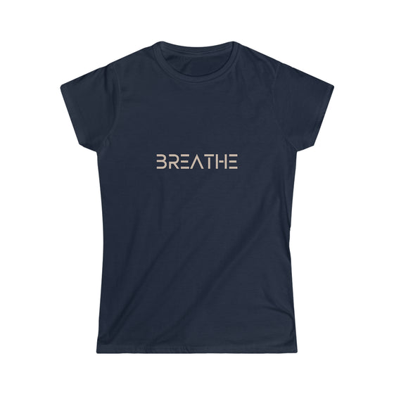 Breath Yoga Meditation Life | T-Shirt - Women's Soft style Tee | Embrace Your Vibe