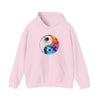 Yoga Hoodie | Yin Yang Sign V1 Watercolor | Unisex Hooded Hoodie Sweatshirt