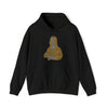Mona Lisa France | Unisex Hooded Hoodie Sweatshirt  | Calligram Word Design