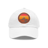 Bike Hat | MTB Mountain Riding Design Circle Leather Patch Baseball Cap