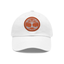  Tree Life Hat | Tree of Life Design Circle Leather Patch Baseball Cap