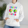 Hippie Sweatshirt | Trippy Hippie Sunglasses | Unisex Hooded Hoodie Sweatshirt