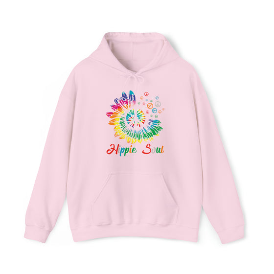 Hippie Sweatshirt | Soul Rainbow Color Wheel Splash | Unisex Hooded Hoodie Sweatshirt