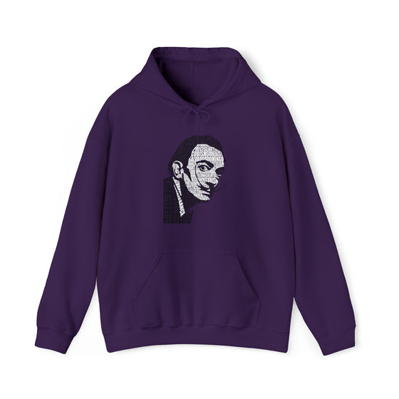Salvador Dali Artist | Unisex Hooded Hoodie Sweatshirt  | Calligram Word Design