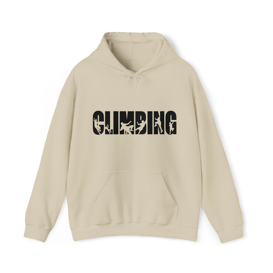 Rock Climbing Sweatshirt |Silhouette Climbers | Unisex Hooded Hoodie Sweatshirt