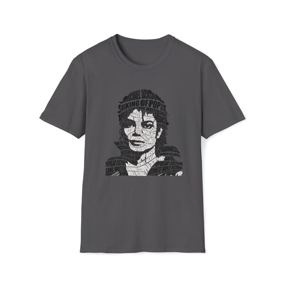 Michael Jackson | Unisex Soft Style Tee T-Shirt  | Calligram Word Design