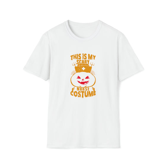 Halloween Shirt | This Is My Scary Nurse Costume | Unisex Soft Style Tee T-Shirt