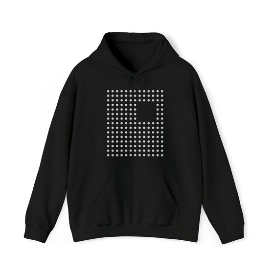 Abstract Shapes V4 Dotted Squares | Abstract | Minimalist | Modern  Unisex Hooded Hoodie Sweatshirt | Embrace Your Vibe