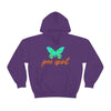 Chill Stitch – Free Spirit Butterfly - Unisex Hooded Hoodie Sweatshirt – Embrace Your Vibe