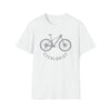 Bike Shirt | MTB Mountain Bike Cycologist Biking | Unisex Soft Style Tee T-Shirt | Embrace Your Vibe