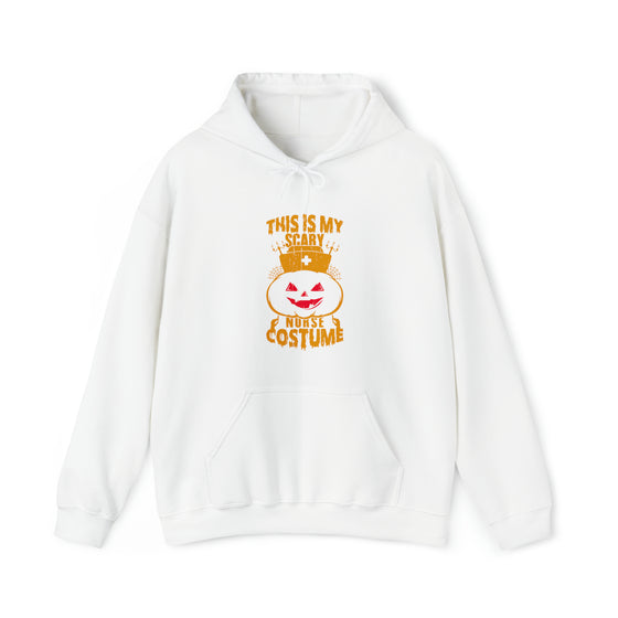 Halloween Sweatshirt | This Is My Scary Nurse Costume | Unisex Hooded Hoodie Sweatshirt