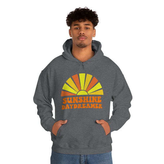 Chill Stitch – Sunshine Day Dreamer - Unisex Hooded Hoodie Sweatshirt – Embrace Your Vibe