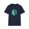 Electric Brain Technology Shirt | Abstract Unisex Soft Style Tee T-Shirt