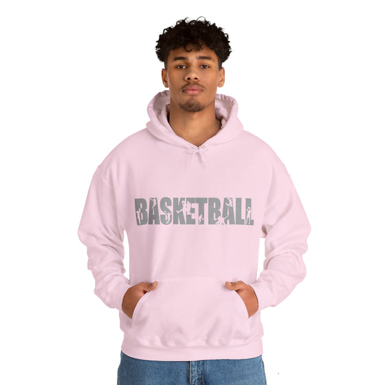 Basketball B-Ball Silhouette Sport | Unisex Hooded Hoodie Sweatshirt | Embrace Your Vibe