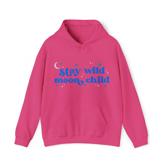 Yoga Sweatshirt | Stay Wild Moon Child | Unisex Hooded Hoodie Sweatshirt Hippy Yoga