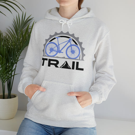 Bike Sweatshirt | MTB Mountain Bike Biking Trail Ride | Unisex Hooded Hoodie Sweatshirt | Embrace Your Vibe