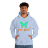 Chill Stitch – Free Spirit Butterfly - Unisex Hooded Hoodie Sweatshirt – Embrace Your Vibe