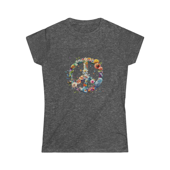 Watercolor Peace Symbol V3 | T-Shirt Tee Women's Soft style | Embrace Your Vibe