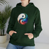 Yoga Hoodie | Yin Yang Sign V2 Watercolor | Unisex Hooded Hoodie Sweatshirt