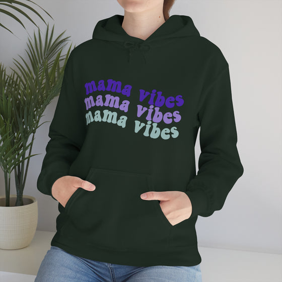 Chill Stitch – Mama Wave Vibes - Unisex Hooded Hoodie Sweatshirt – Embrace Your Vibe