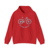 Bike Sweatshirt | MTB Mountain Bike Cycologist Biking | Unisex Hooded Hoodie Sweatshirt