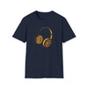 Headphone Donut Foodie Shirt | Abstract Unisex Soft Style Tee T-Shirt