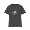 Hippie Shirt | Earth Peace Designs | Peace Sign Color Splat | Unisex Soft Style T-Shirt