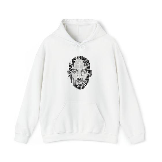Kobe Bryant Basketball | Unisex Hooded Hoodie Sweatshirt | Embrace Your Vibe | Calligram Word Design