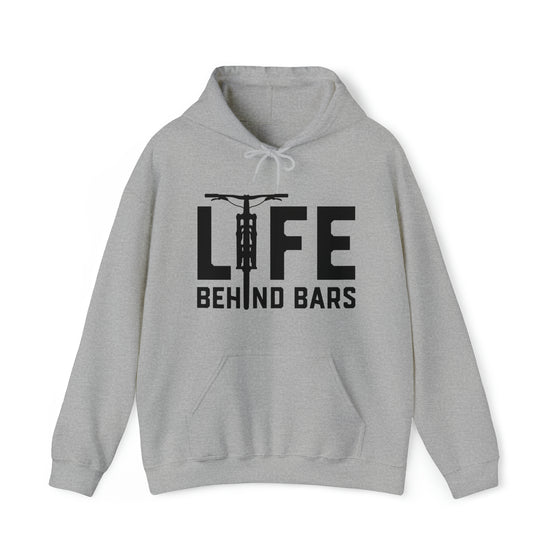 Bike Sweatshirt | MTB Mountain Bike Life Behind Bars 2 | Unisex Hooded Hoodie Sweatshirt