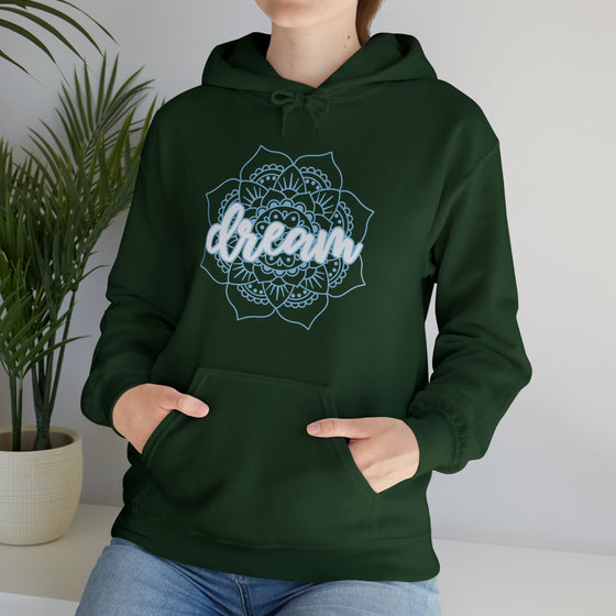 Boho Dream Easy Mandala | Unisex Hooded Hoodie Sweatshirt | Embrace Your Vibe