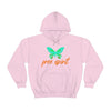 Chill Stitch – Free Spirit Butterfly - Unisex Hooded Hoodie Sweatshirt – Embrace Your Vibe