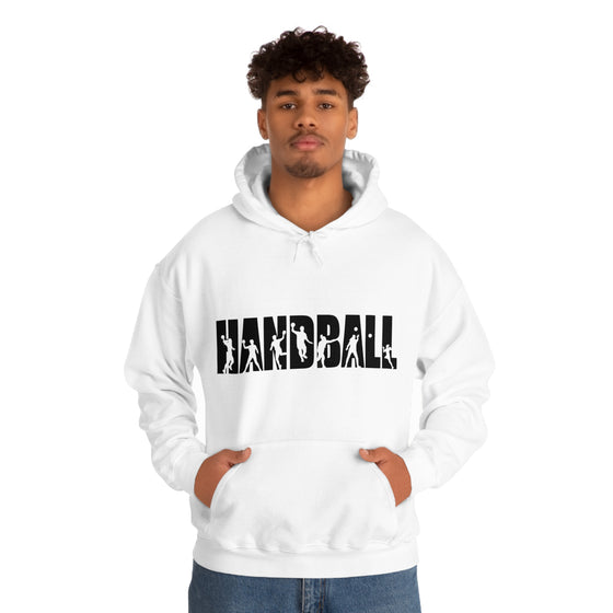 Chill Stitch – Handball Sport - Unisex Hooded Hoodie Sweatshirt – Embrace Your Vibe