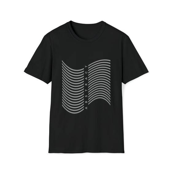 Abstract Wave Lines Shapes V3 | Unisex Soft Style Tee T-Shirt |  Embrace Your Vibe