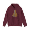 Mona Lisa France | Unisex Hooded Hoodie Sweatshirt  | Calligram Word Design