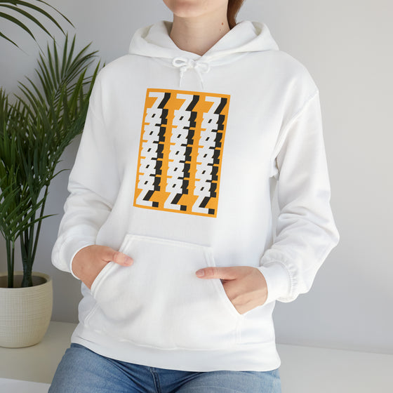Abstract Shapes V1 Horizontal Scribe | Abstract | Minimalist | Modern  Unisex Hooded Hoodie Sweatshirt | Embrace Your Vibe