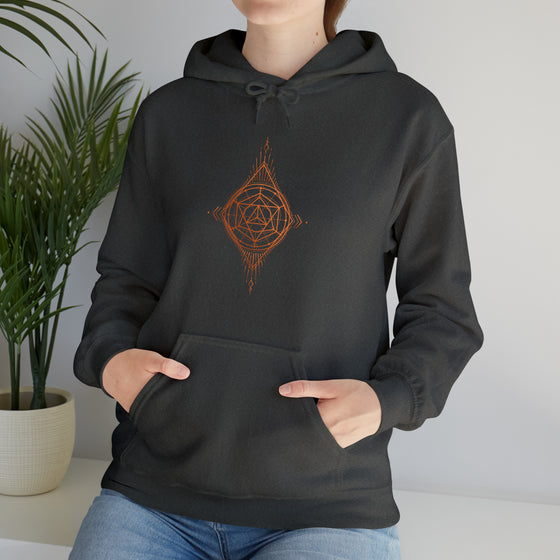 Abstract Shapes V35 Mystical All Seeing Diamond | Abstract | Minimalist | Modern  Unisex Hooded Hoodie Sweatshirt | Embrace Your Vibe