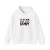 Halloween Sweatshirt | Just Here For The Candy | Unisex Hooded Hoodie Sweatshirt