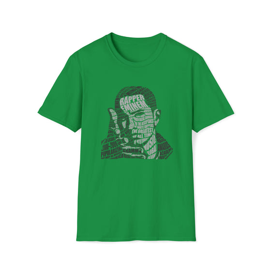 Eminem | Unisex Soft Style Tee T-Shirt | Embrace Your Vibe | Calligram Word Design