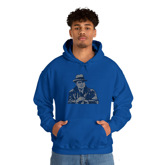 Al Capone | Unisex Hooded Hoodie Sweatshirt | Embrace Your Vibe | Calligram Word Design