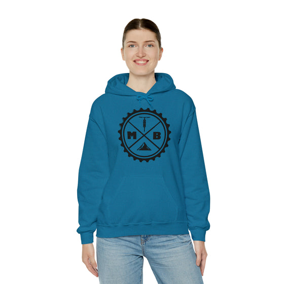 Bike Sweatshirt | MTB Mountain Bike X Rides | Unisex Hooded Hoodie Sweatshirt