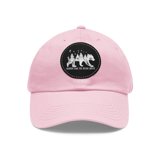 Bear Scenic Route Leather Patch Baseball Cap | Embrace Your Vibe