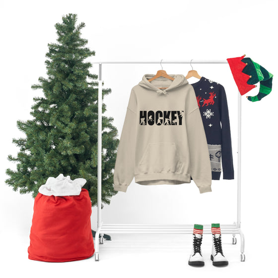 Chill Stitch – Hockey Sport - Unisex Hooded Hoodie Sweatshirt – Embrace Your Vibe