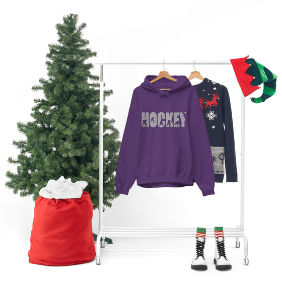 Chill Stitch – Hockey Sport - Unisex Hooded Hoodie Sweatshirt – Embrace Your Vibe