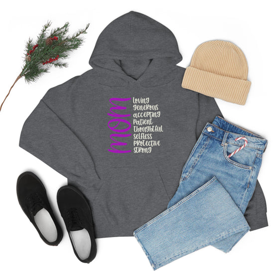 Chill Stitch – Mom Descriptions Flow - Unisex Hooded Hoodie Sweatshirt – Embrace Your Vibe