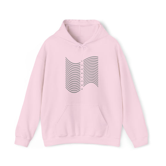 Abstract Shapes V3 Wave Lines | Abstract | Minimalist | Modern  Unisex Hooded Hoodie Sweatshirt | Embrace Your Vibe