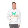 Chill Stitch – Free Spirit Butterfly - Unisex Hooded Hoodie Sweatshirt – Embrace Your Vibe