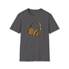 Headphone Donut Foodie Shirt | Abstract Unisex Soft Style Tee T-Shirt