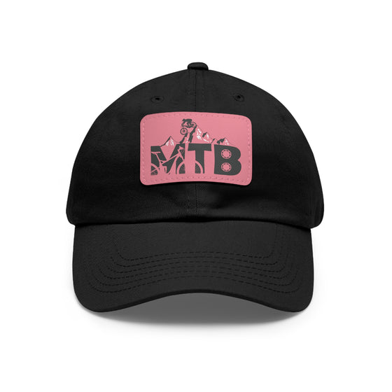 Bike Hat | MTB Mountain Bike Leather Patch Baseball Cap