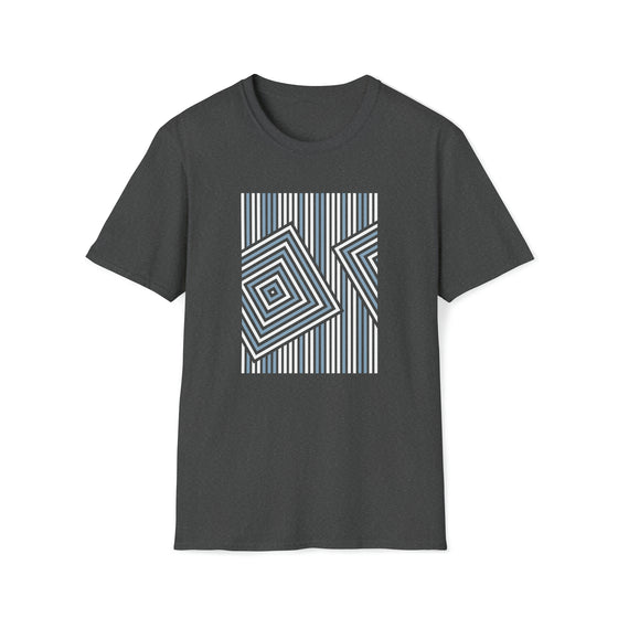 Abstract Woven Fabric Shapes V30 | Unisex Soft Style Tee T-Shirt | Embrace Your Vibe