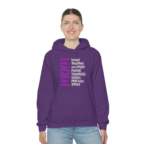 Chill Stitch – Mom Descriptions Flow - Unisex Hooded Hoodie Sweatshirt – Embrace Your Vibe